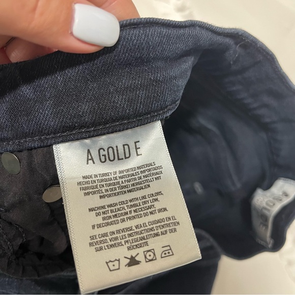 AGOLDE Los Angeles Premium Dark Wash Skinny Jean size 26 - Picture 5 of 9